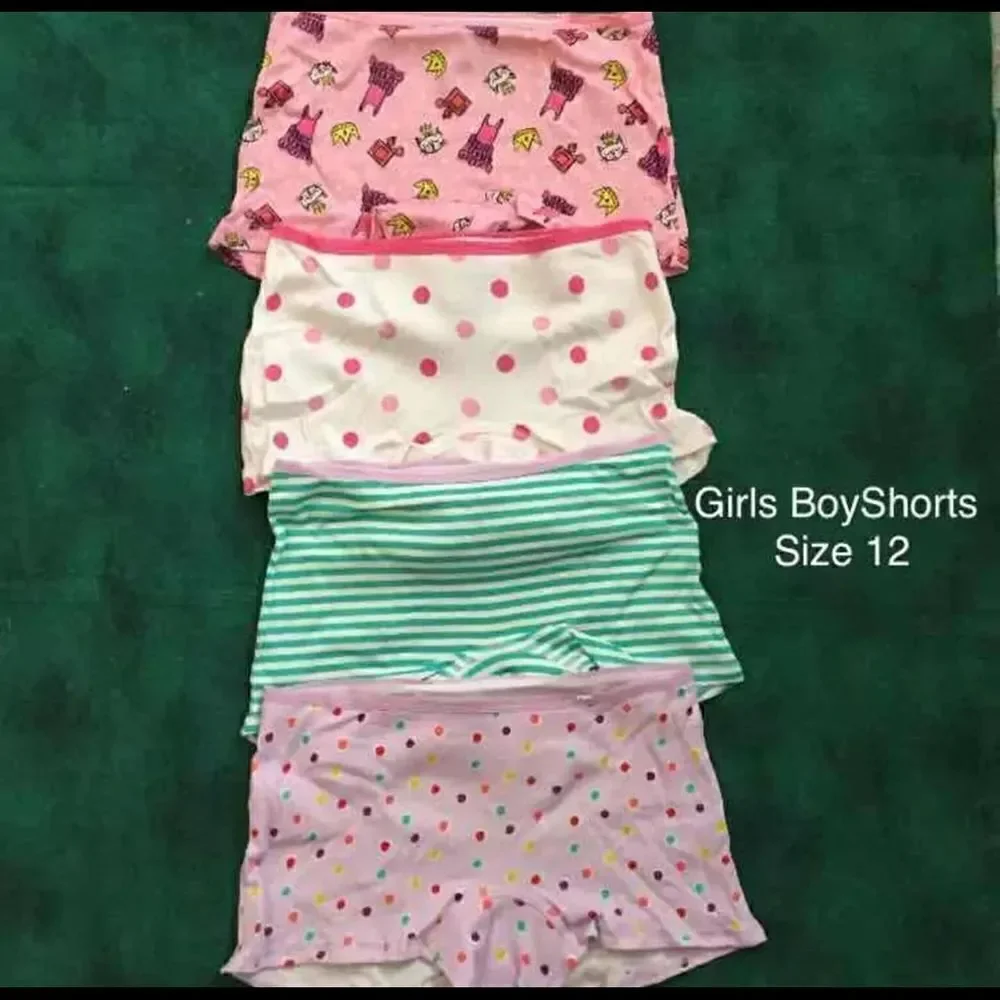 OshKosh B'gosh Girls BoyShorts 4 Pair Sz 12